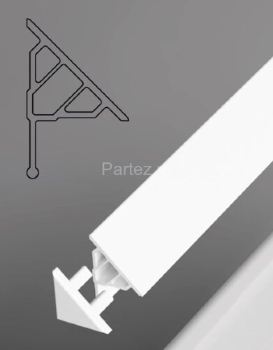 Заглушка декоративной планки Ravak 10 Белая (XB430001001)