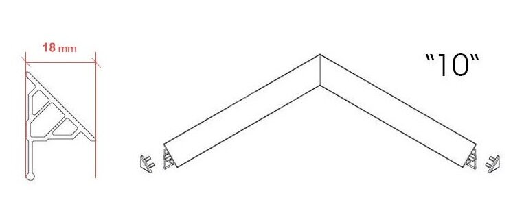 Заглушка декоративной планки Ravak 10 Белая (XB430001001)