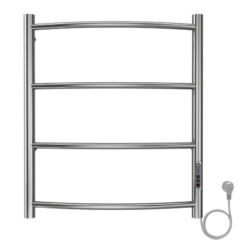 Полотенцесушитель электрический AZARIO VERONA 500/600 4 секции, диммер справа, хром (AZ04856)