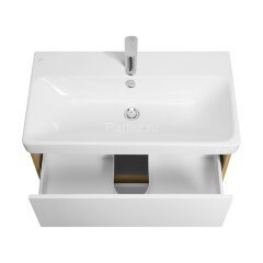 Тумба под раковину AQUATON Сканди 80 белый, дуб рустикальный (1A283001SDZ90)