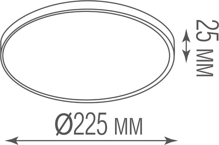 Потолочный светильник Donolux DL20171R18W1B