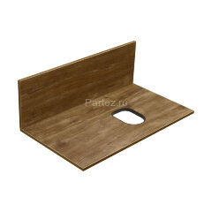 Столешница под раковину Aquaton Мишель 80 с панелью, дуб Рустикальный (1A277003MIDR0)