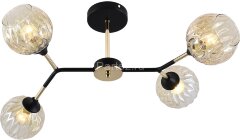 Потолочная люстра Reluce 01358-0.3-04 BK+FGD