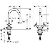 71285000 Logis Classic Смеситель для кухни, с двумя рукоятками