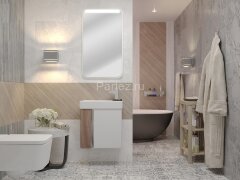 Тумба под раковину AQUATON Вита подвесная, белый ясень (1A221401VTD70)