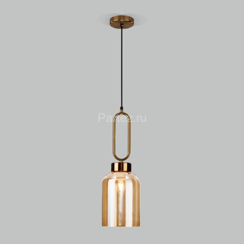 Подвесной светильник Eurosvet 50229/1 янтарный