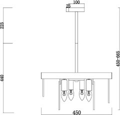 Потолочная люстра Freya FR5104PL-06BS3