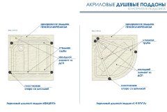 Душевой поддон Метакам 800 Universal N без сифона, акриловый