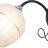 Бра Imex MD.3314-1-W BK+CH