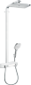 27287400 Raindance Select E 360 1jet ST Showerpipe EcoSmart (хром/белый)