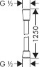 Hansgrohe 28262000 Шланг Metaflex 1,25 м, 1/2
