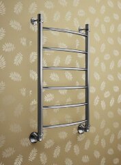 Полотенцесушитель водяной Маргроид Лесенка "Вид 4" без полки 80х50 (комплект), хром