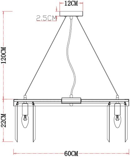 Подвесная люстра Arte Lamp A1003LM-8CC