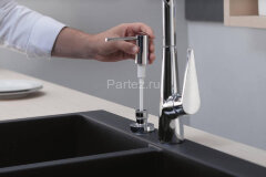 Диспенсер для жидкого мыла Hansgrohe, встраиваемый, хром (40448000)