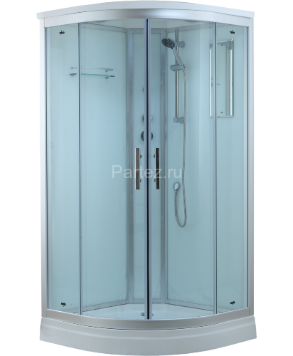 Timo Standart T-6601 Silver душевая кабина (100*100*220), шт