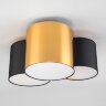 Потолочная люстра TK Lighting 3445 Mona Black / Gold