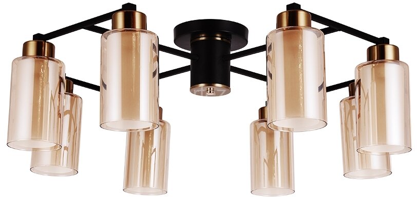 Потолочная люстра Arte Lamp A7027PL-8BK