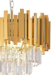 Подвесная люстра Natali Kovaltseva BELLEZZA 81427/5C GOLD