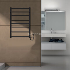 Полотенцесушитель электрический AZARIO MILAN 500/800 8 секций, диммер справа, черный (AZ90858B)