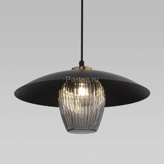 Подвесной светильник Eurosvet 50259/1 черный/дымчатый