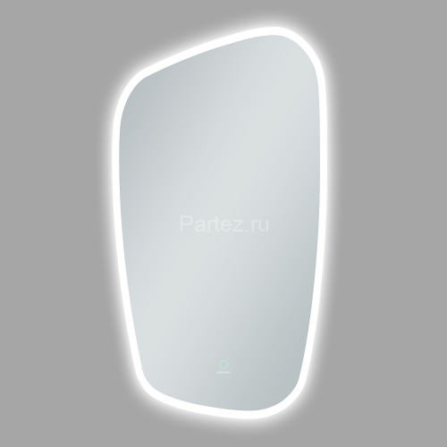 Зеркало AZARIO Madrid 487х900 с подсветкой, сенсорный выключатель с функцией диммера (AZ-Z-080CS)