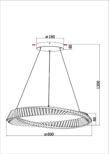 Подвесной светильник Divinare 1136/17 SP-36