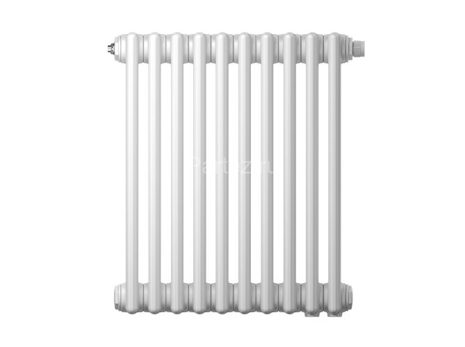 Радиатор трубчатый Zehnder Charleston Retrofit 2056, 22 сек.1/2 ниж.подк. RAL9016 (кроншт.в компл)