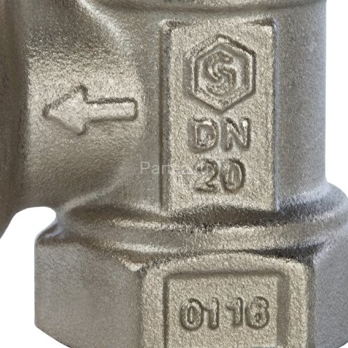 Клапан термостатический угловой 3/4" Stout