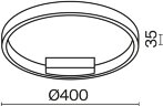 Потолочный светильник Maytoni MOD058CL-L25BSK