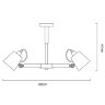 Потолочная люстра Arte Lamp A7141PL-3WH