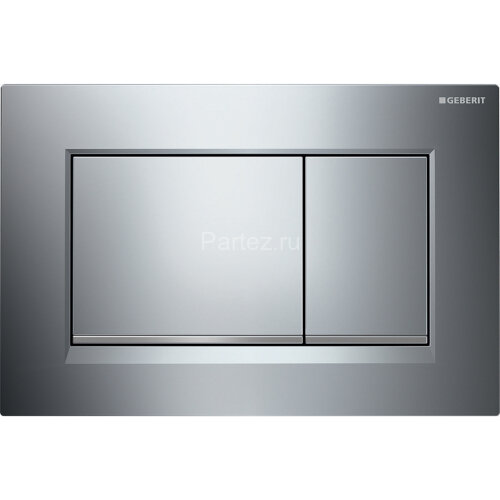 Кнопка смыва Sigma 30 для двойного смыва, глянцевый хром/матовый хром (115.883.KH.1)