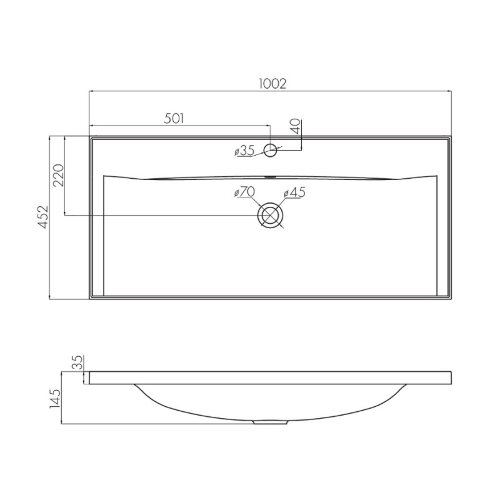 Раковина AQUATON Айрис 100, белая (1A723031AG010)