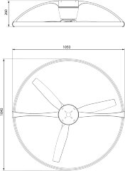 Потолочная люстра Mantra 7531