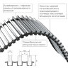 Конвектор внутрипольный Royal Thermo ATRIUM-110/200/2400-DG-U-LB