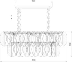 Подвесная люстра Bogate's 365/10