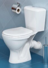 Унитаз-компакт Santeri Pro с бачком, с сиденьем, белый (1.P215.5.S00.00B.F)