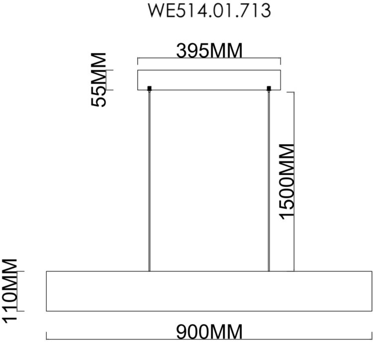 Подвесной светильник Wertmark WE514.01.713