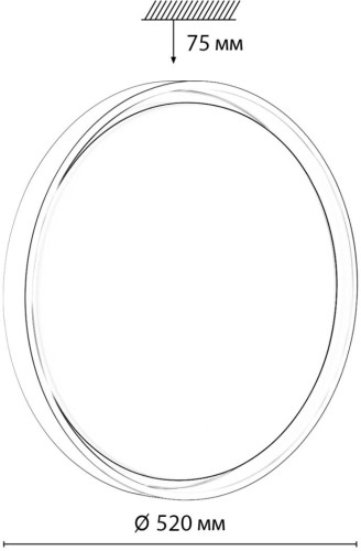 Настенно-потолочный светильник Sonex 7645/EL