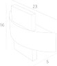 Настенный светильник Arte Lamp A1444AP-1WH