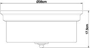 Потолочный светильник Arte Lamp A1735PL-3SR