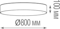 Потолочный светильник Donolux C111052WN100W