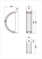 Бра Divinare 1135/17 AP-10