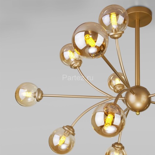 Потолочная люстра Eurosvet 30180 матовое золото