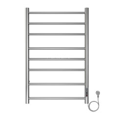 Полотенцесушитель электрический AZARIO PARMA 500/800 8 секций, диммер справа, хром (AZ10858)