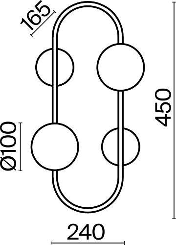 Бра Freya FR5233WL-02BS