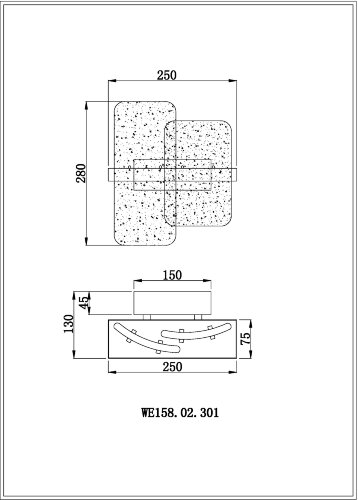 Настенный светильник Wertmark WE158.02.301