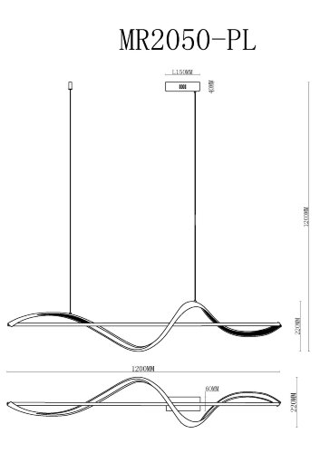 Подвесной светильник MyFar MR2050-PL