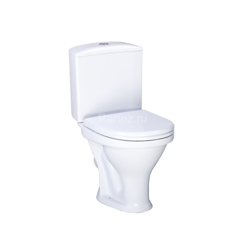 Унитаз-компакт Santeri Вест напольный, с сиденьем стандарт (1.P201.8.S00.00B.F)