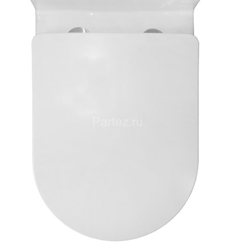 Унитаз-моноблок AZARIO MORANO 680x370х830 напольный, безободковый, в комплекте с сиденьем дюропласт 