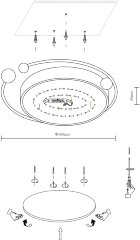 Потолочный светильник Velante 435-307-02